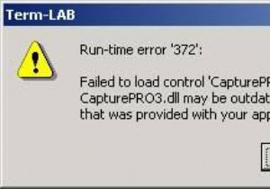 रनटाइम त्रुटि को कैसे ठीक करें 372 