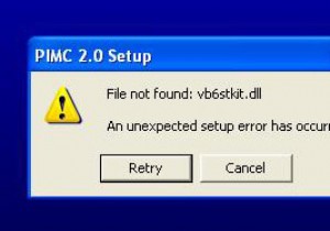 Vb6stkit.dll त्रुटि को हल करने के चरण