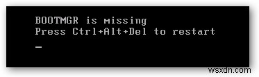 “Bootmgr is Missing” Error Fix – Windows 7