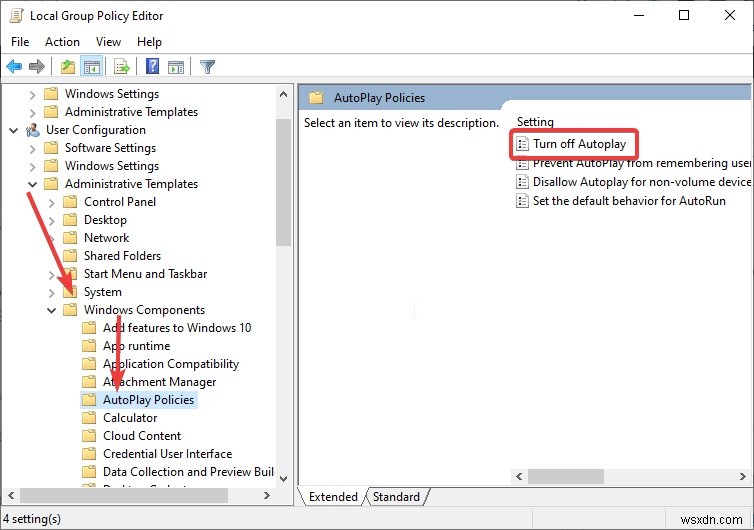 Windows 10 में AutoRun सुविधा को अक्षम कैसे करें - PCASTA