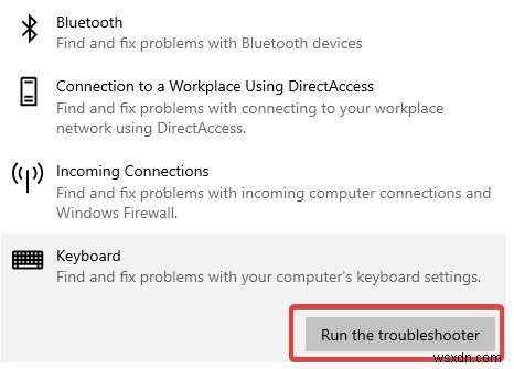 Windows 10 में समस्या निवारण कीबोर्ड नहीं मिला - कीबोर्ड समस्याएं
