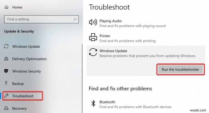 Windows 10 पर Windows अद्यतन समस्या - Windows अद्यतन समस्यानिवारक