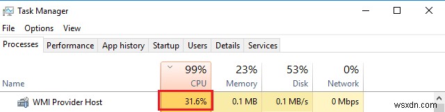 WMI प्रदाता होस्ट उच्च CPU उपयोग। उस मुद्दे को कैसे ठीक करें? 