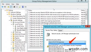 NTLM प्रमाणीकरण:Windows 10 में निष्क्रिय कैसे करें 