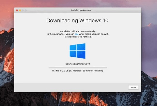 Mac पर Windows 10 इंस्टाल करना