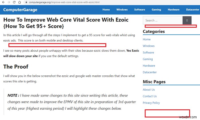 17 Ezoic के साथ वेब कोर महत्वपूर्ण स्कोर सुधारने के लिए टिप्स {अभी 95+ स्कोर प्राप्त करें}