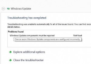 समाधान:Windows अद्यतन घटकों को Windows 10 पर ठीक किया जाना चाहिए