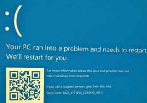 Windows 10 में खराब सिस्टम कॉन्फिग जानकारी त्रुटि