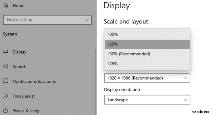 Windows 10 में टेक्स्ट का आकार कैसे बदलें