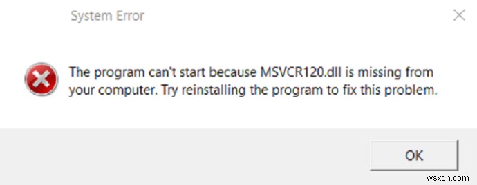 कैसे ठीक करें Msvcp120.dll Windows 10 पर त्रुटिपूर्ण है