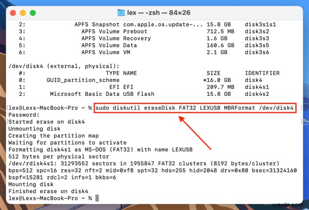 मैक पर बिना डेटा खोए FAT32 में USB ड्राइव को कैसे फॉर्मेट करें 