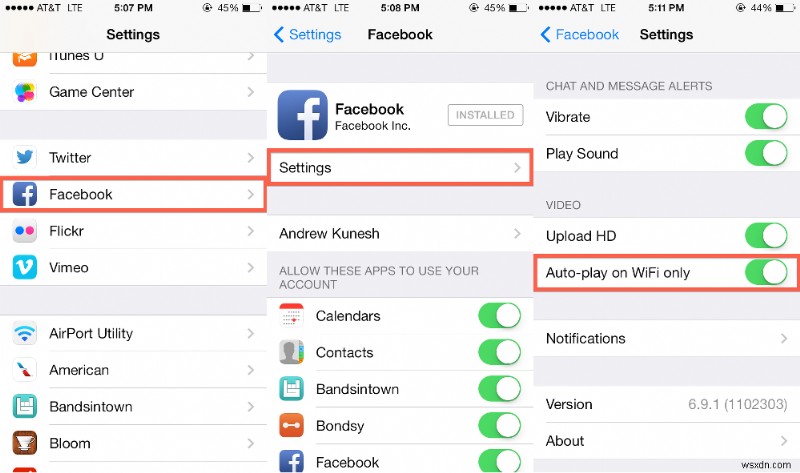 इस सरल फिक्स के साथ फेसबुक को सेलुलर डेटा पर स्वचालित रूप से वीडियो चलाने से रोकें 