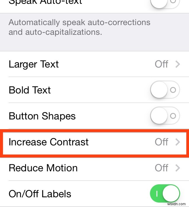iOS 7.1 में पारदर्शिता कैसे कम करें पठनीयता में सुधार करने के लिए