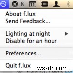 F.lux के साथ रात में अपनी स्क्रीन को कम चमकदार बनाएं