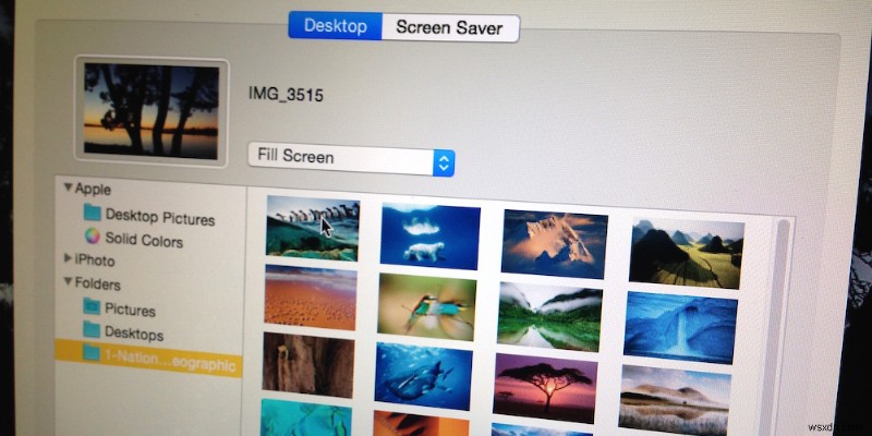 OS X के 31 दिन युक्तियाँ:डेस्कटॉप पृष्ठभूमि के रूप में स्क्रीन सेवर छवियों का उपयोग करें