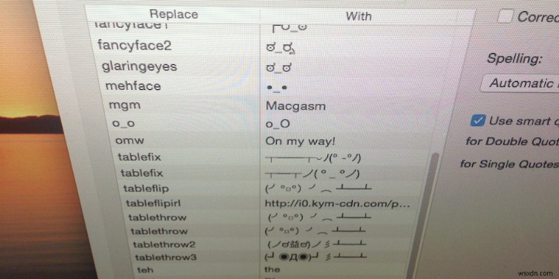 31 दिनों के OS X टिप्स:OS X के टेक्स्ट रिप्लेसमेंट टूल के साथ कॉम्प्लेक्स इमोटिकॉन्स टाइप करें