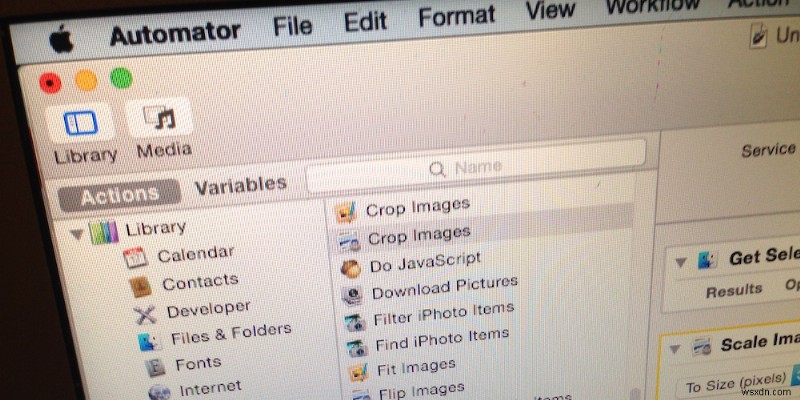31 दिनों की OS X युक्तियाँ:एक साथ कई छवियों का आकार बदलने के लिए Automator का उपयोग करें