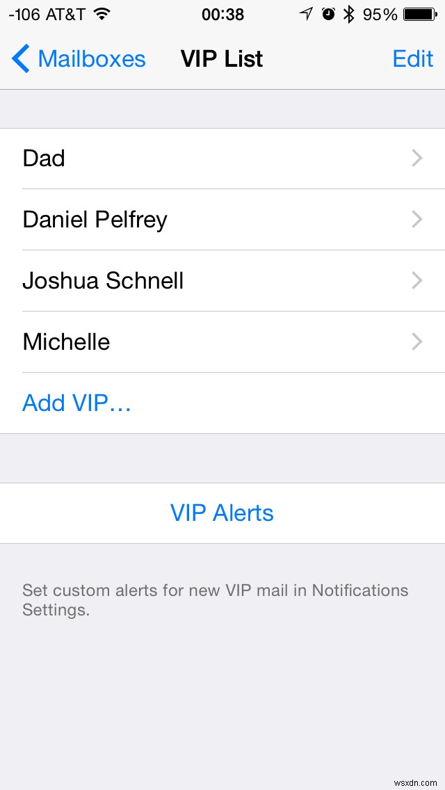 30 दिनों की iOS युक्तियाँ:मेल में VIP सेट करें