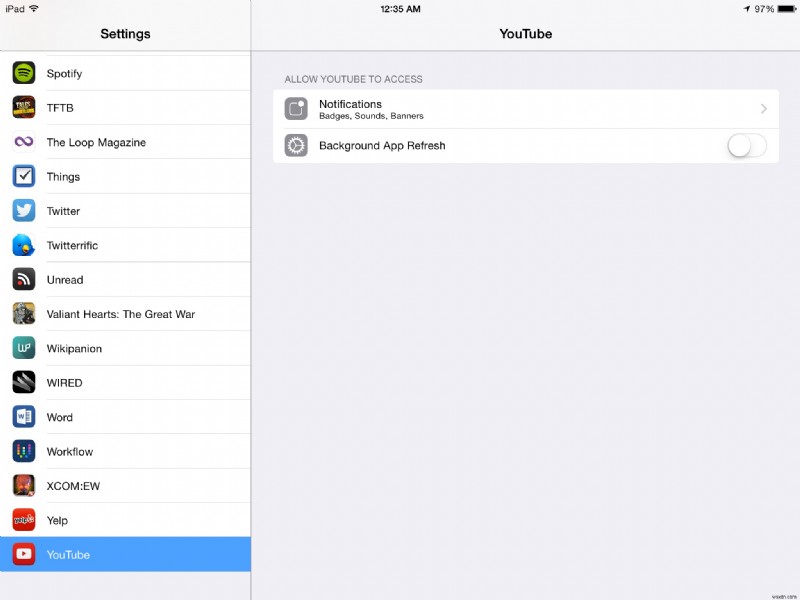 iOS टिप्स के 30 दिन:बैकग्राउंड ऐप रिफ्रेश अक्षम करें