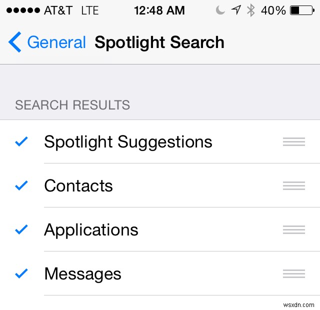 30 दिनों की iOS युक्तियाँ:चुनें कि स्पॉटलाइट खोज परिणामों में क्या दिखाई देता है
