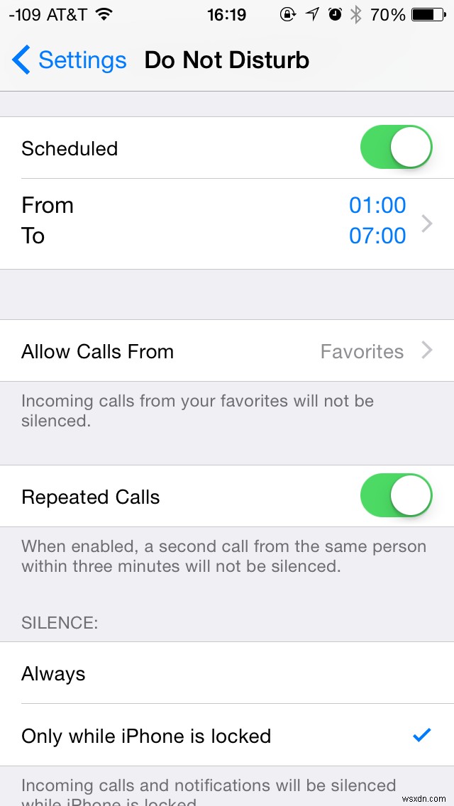 iOS टिप्स के 30 दिन:शेड्यूल डिस्टर्ब न करें और कुछ शांति प्राप्त करें