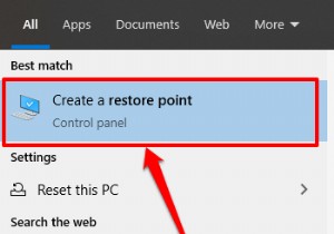 विंडोज 10 में मैन्युअल रूप से सिस्टम रिस्टोर प्वाइंट कैसे बनाएं