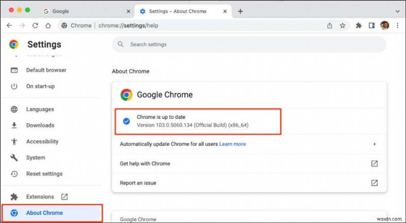 मेरे पास Google Chrome का कौन सा संस्करण है?