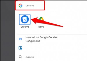 अपने Chromebook पर Google Cursive का उपयोग कैसे करें