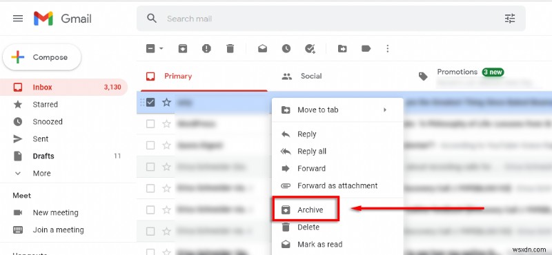 Gmail में संग्रह कैसे काम करता है