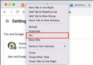 Google Chrome में टैब कैसे पिन करें