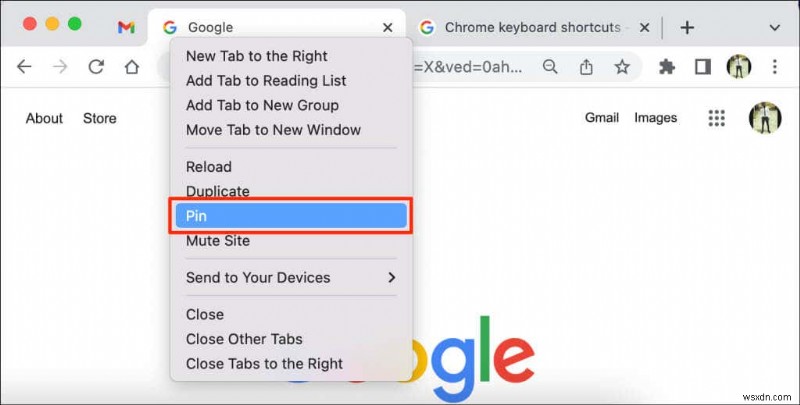 Google Chrome में टैब कैसे पिन करें