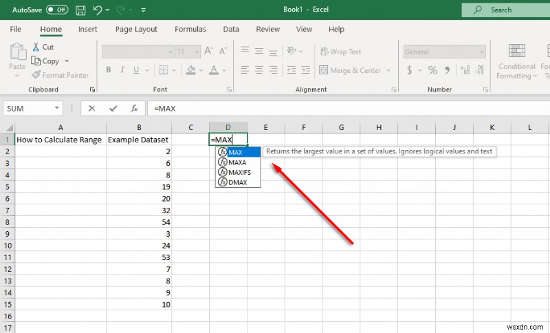 Excel में रेंज कैसे खोजें और गणना कैसे करें