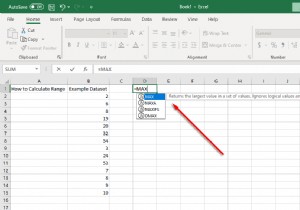 Excel में रेंज कैसे खोजें और गणना कैसे करें