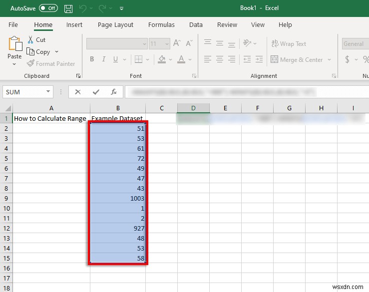 Excel में रेंज कैसे खोजें और गणना कैसे करें