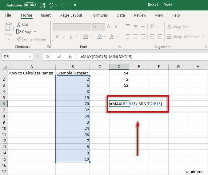 Excel में रेंज कैसे खोजें और गणना कैसे करें