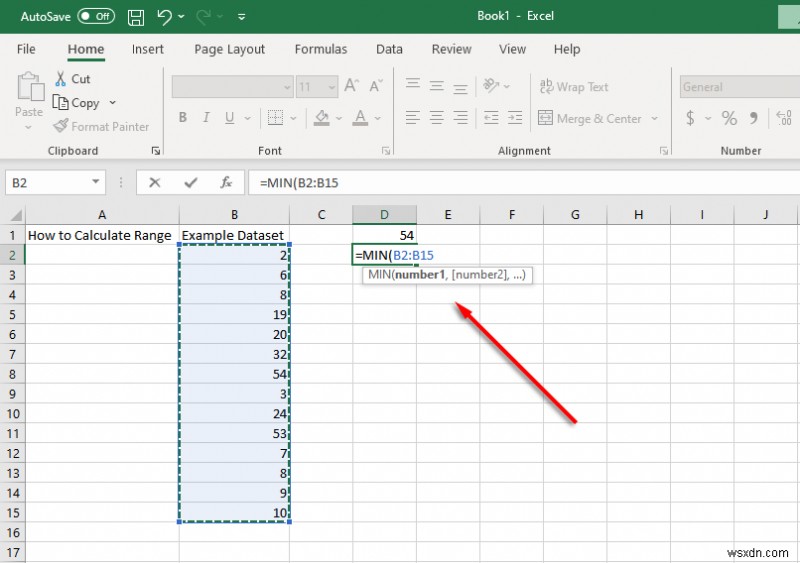 Excel में रेंज कैसे खोजें और गणना कैसे करें