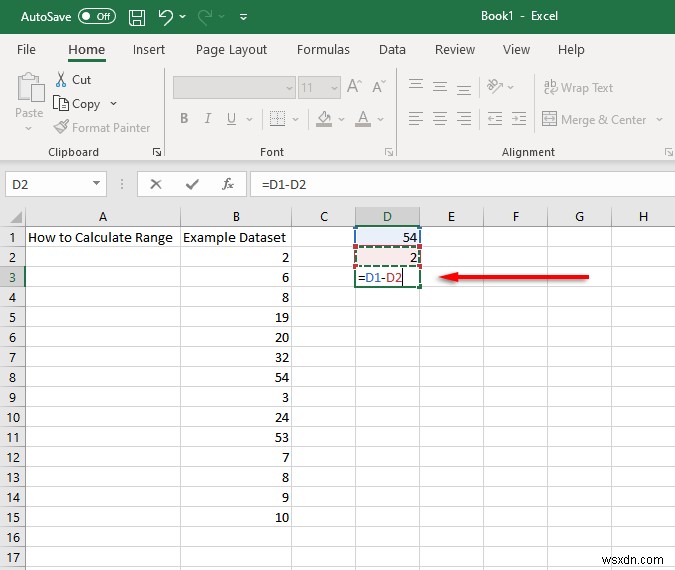 Excel में रेंज कैसे खोजें और गणना कैसे करें