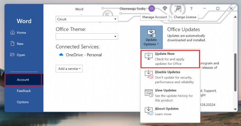 मेरे पास Microsoft Office का कौन सा संस्करण है?