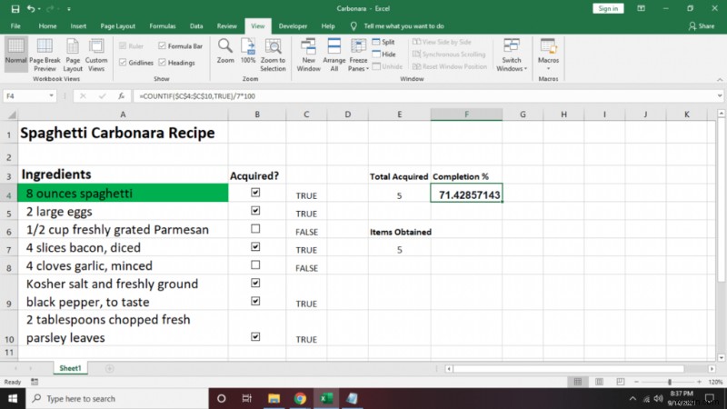 Excel में चेकलिस्ट कैसे बनाएं