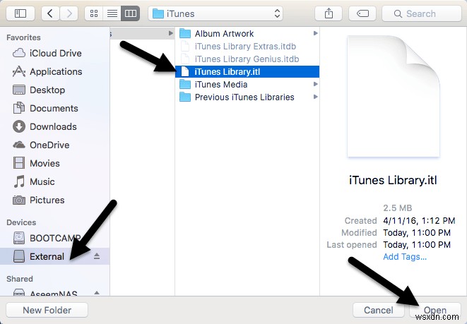 बाहरी हार्ड ड्राइव या NAS पर iTunes लाइब्रेरी कैसे सेटअप करें? 