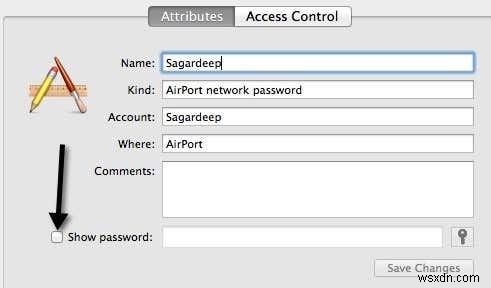OS X पर सहेजे गए Wi-Fi (WPA, WEP) पासवर्ड देखें 
