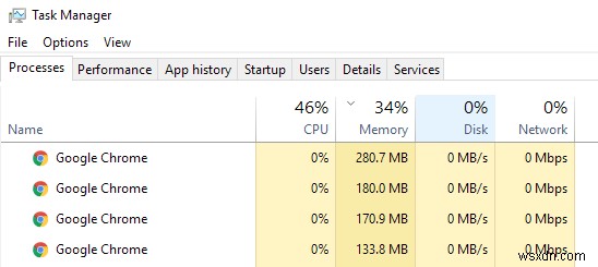 Windows 10 में 100% डिस्क उपयोग की समस्या का निवारण करें