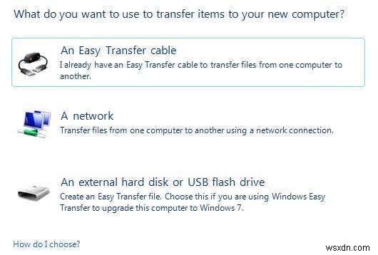 Windows आसान स्थानांतरण का उपयोग करके Windows XP, Vista, 7 या 8 से Windows 10 में फ़ाइलें स्थानांतरित करें 