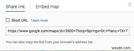 Google मैप के ड्राइविंग निर्देश को अपनी वेबसाइट में जोड़ें
