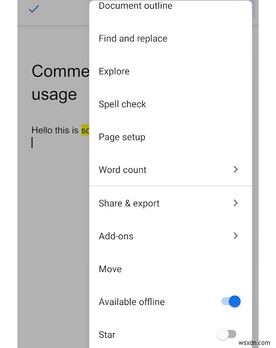 अपने मोबाइल डिवाइस पर Google डॉक्स का उपयोग करने के लिए टिप्स