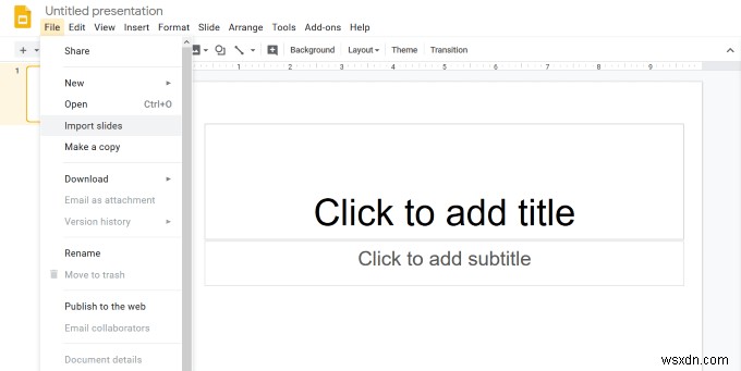 PowerPoint प्रस्तुति को Google स्लाइड में कैसे बदलें