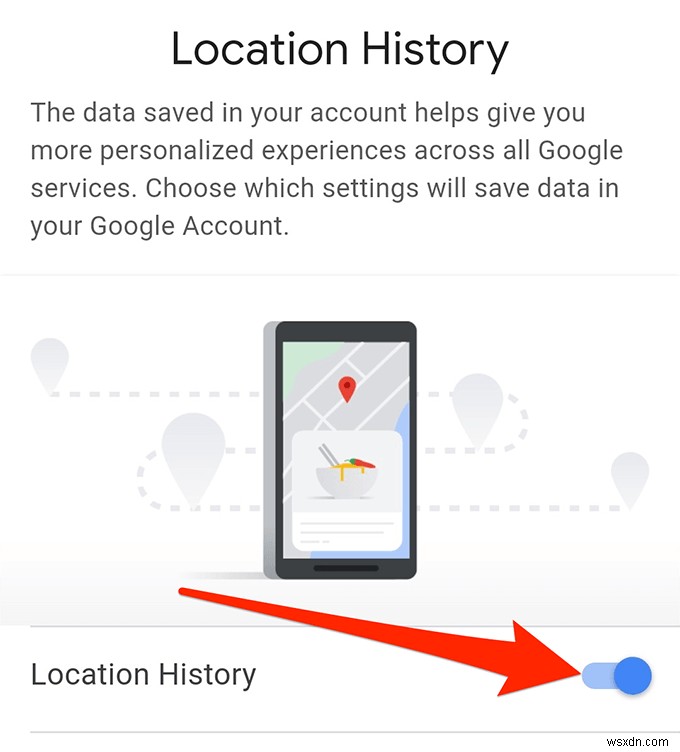 Google मानचित्र स्थान इतिहास कैसे देखें