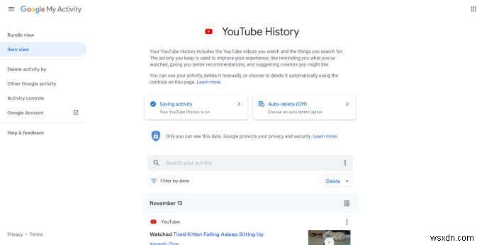 YouTube इतिहास और खोज गतिविधि कैसे हटाएं