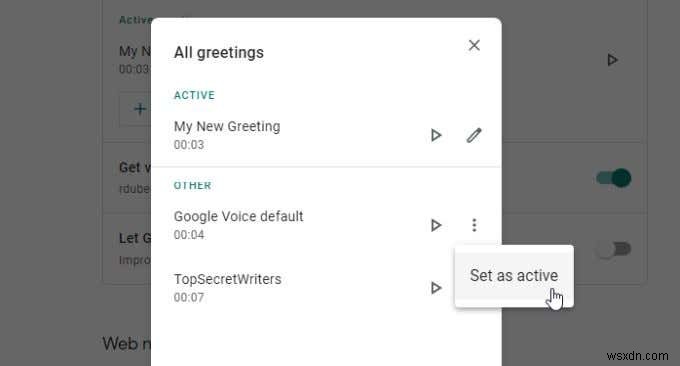 Google Voice पर वॉइसमेल कैसे सेट करें