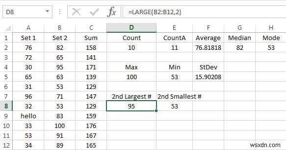 Excel में डेटा को सारांशित करने के लिए सारांश फ़ंक्शन का उपयोग करें